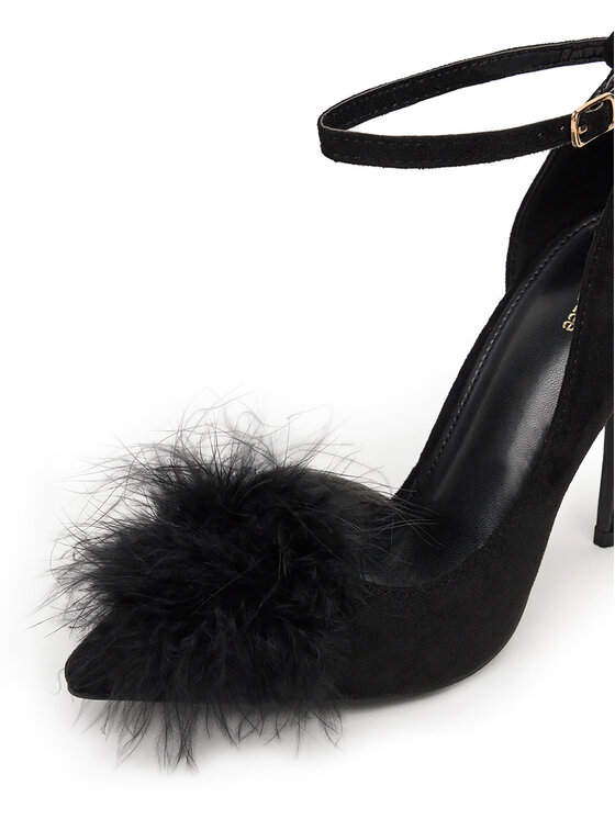 DeeZee Pantofi cu toc subțire DeeZee HT92831-126 Negru