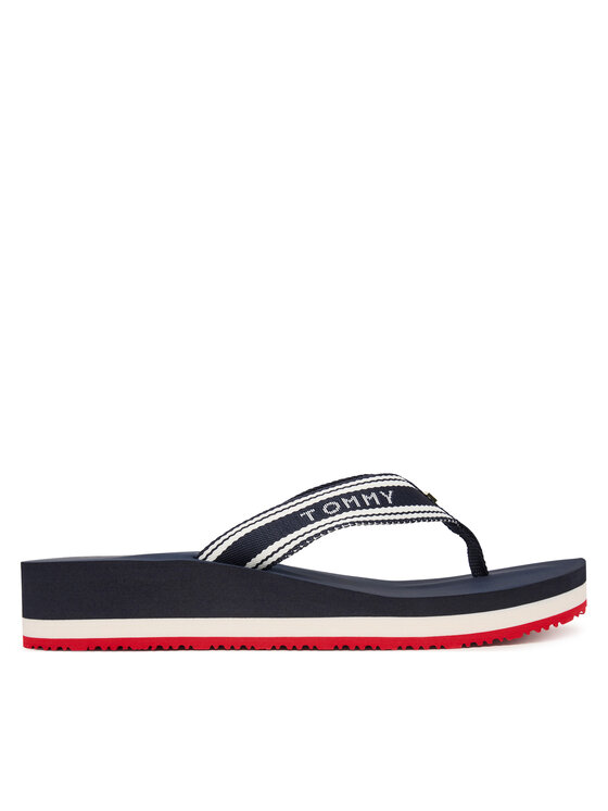 Tommy Hilfiger Japanke Tommy Hilfiger Flag Print FW0FW09195 Tamnoplava
