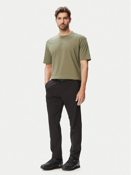 BOSS BOSS Camiseta Tee 10 50519368 Caqui Relaxed Fit
