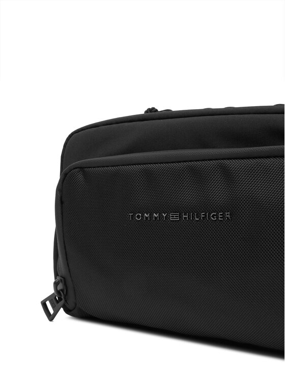 Tommy Hilfiger Kozmetická taštička Tommy Hilfiger Th Travel Washbag AM0AM13950 Čierna