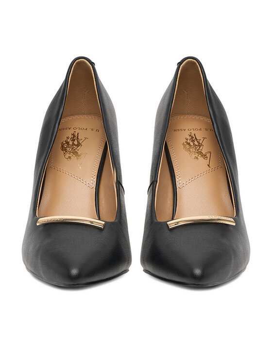 U.S. Polo Assn. Pantofi cu toc subțire U.S. Polo Assn. EO-JACLYN001W/GL1 Negru