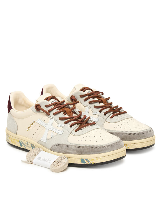 Premiata Sneakersy Premiata BSKT CLAY VAR 7616 Bílá