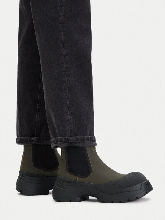 Hunter Členková obuv s elastickým prvkom Hunter CEO-SX2405-1 Kaki