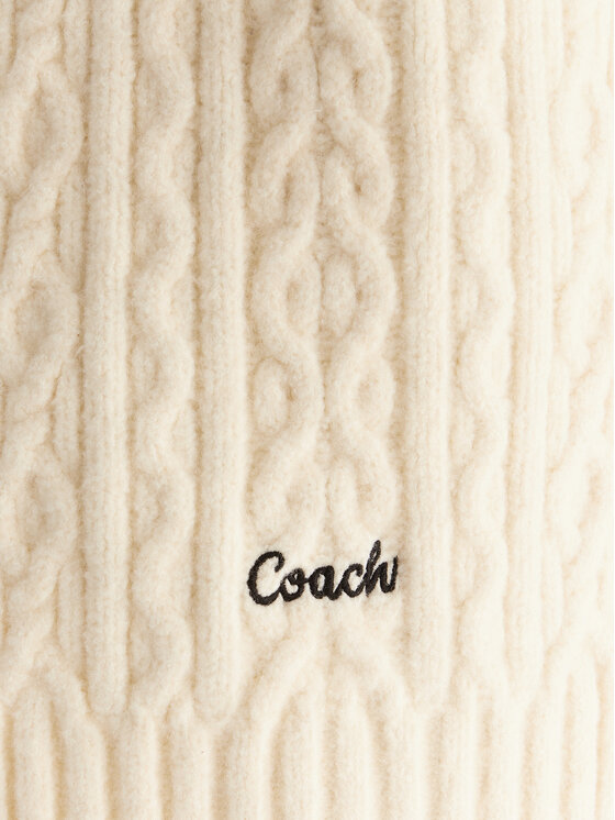 Coach Шарф Coach CCL89 Кремовий