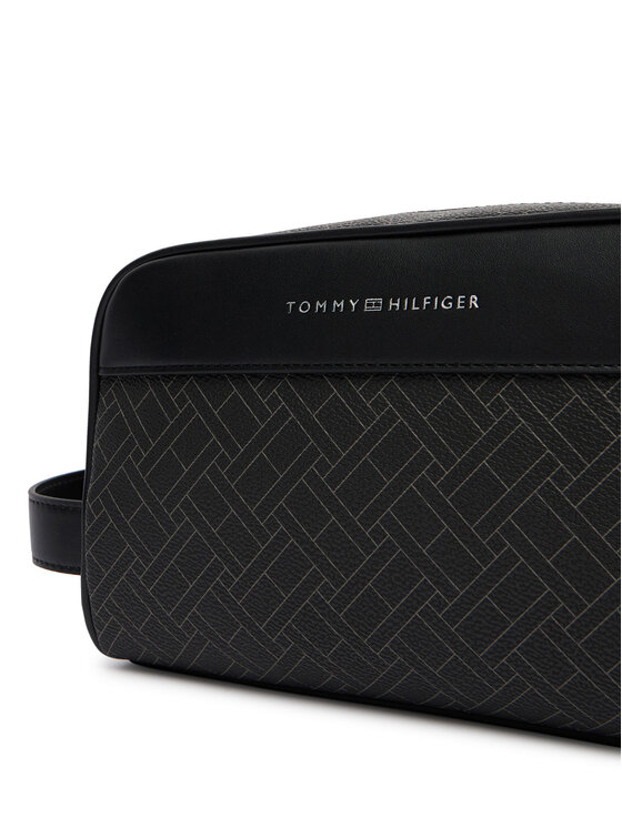 Tommy Hilfiger Neceser Tommy Hilfiger Th Flag Monogram Washbag AM0AM14298 Negro