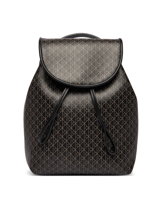 Calvin Klein Nahrbtnik Calvin Klein Emblem Aop Mini Backpack LV04F3507G Črna
