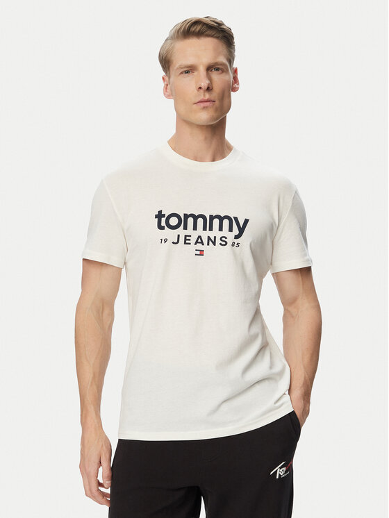 Tommy Jeans Tommy Jeans Camiseta Graphic DM0DM23376 Blanco Slim Fit