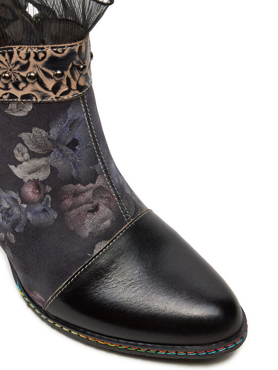 Laura Vita Členková obuv Laura Vita Ledao 11 Čierna