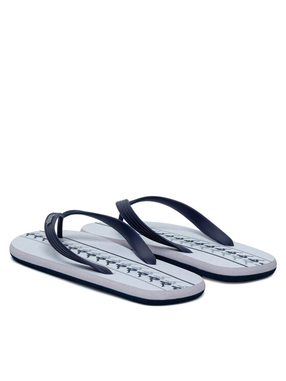 Kappa В'єтнамки Kappa 371G1LW White - Blue Marine - Grey Lt Lead Кольоровий