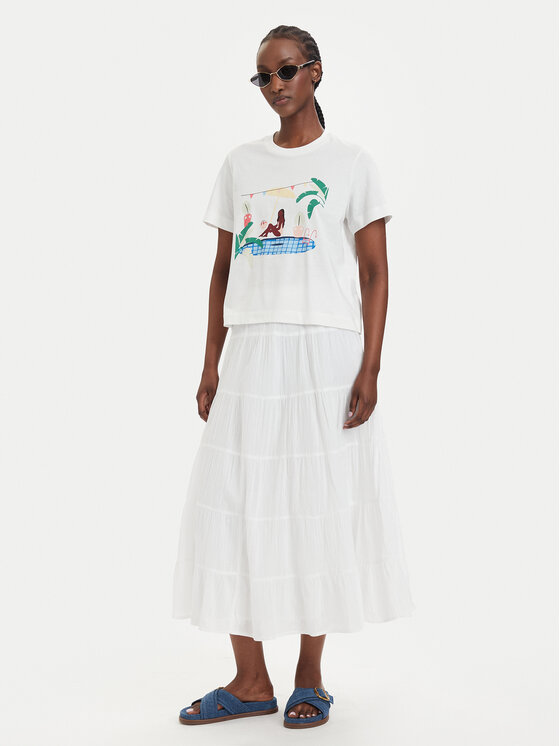 Vero Moda Vero Moda Camiseta Emily 10344804 Blanco Regular Fit