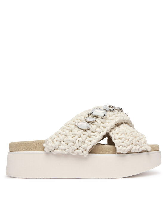 Inuikii Шльопанці Inuikii Woven Stones Platform 1004.005.0043 Білий