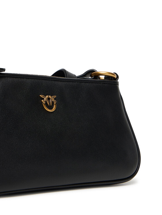 PINKO Kabelka PINKO Half Moon Baguette Mini AI 25-26 PLTT 105069 A0QO Čierna