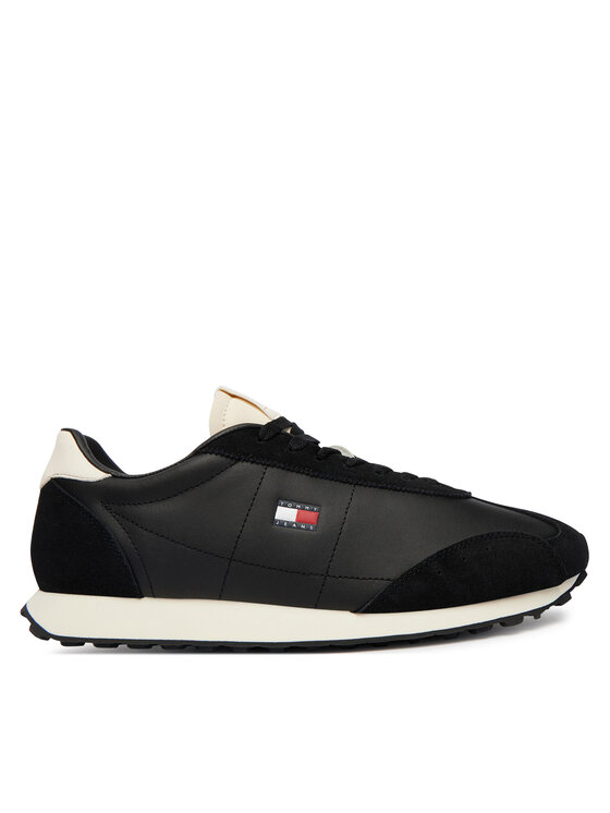 Tommy Jeans Laisvalaikio batai Tommy Jeans Tjm Retro Runner Archive Mix Mat EM0EM01763 Juoda