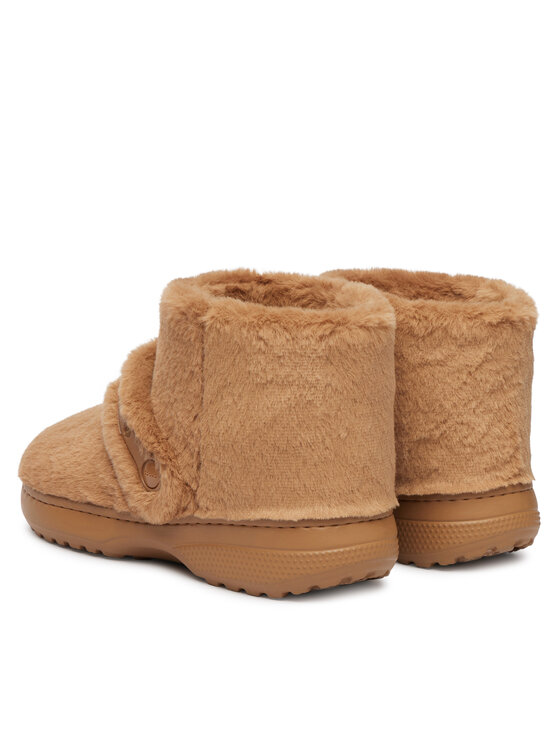 Crocs Papuče Crocs Classic Unfurgettable Boot 211743 Béžová