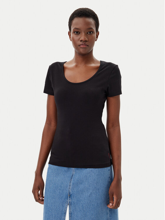 HUGO HUGO Conjunto de camisetas 50469660 Negro Regular Fit