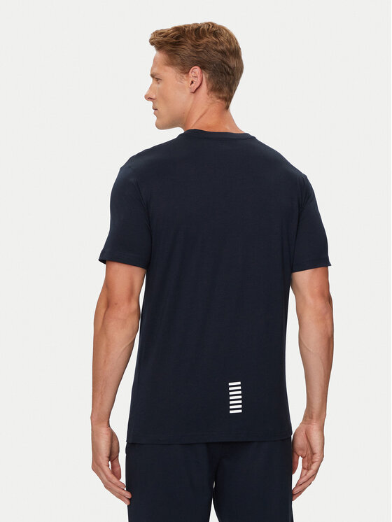 EA7 Emporio Armani EA7 Emporio Armani Футболка 8NPT25 PJVPZ 1562 Cиній Regular Fit
