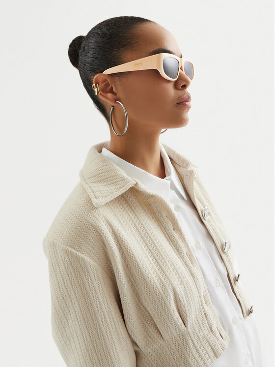 JACQUEMUS Сонцезахисні окуляри JACQUEMUS JAC2C2SUN Бежевий