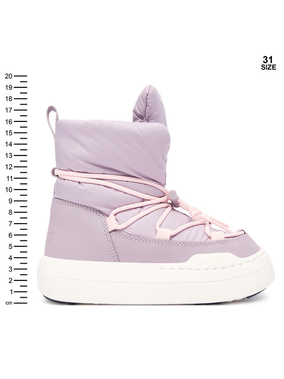 Moon Boot Снігоходи Moon Boot Jr Park lace Mid 80D3440070 S Рожевий