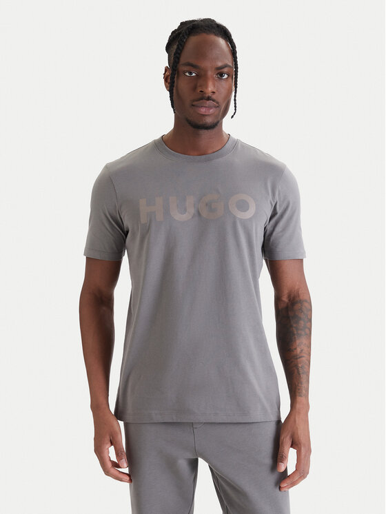 HUGO HUGO Camiseta Dulivio 50467556 Gris Regular Fit