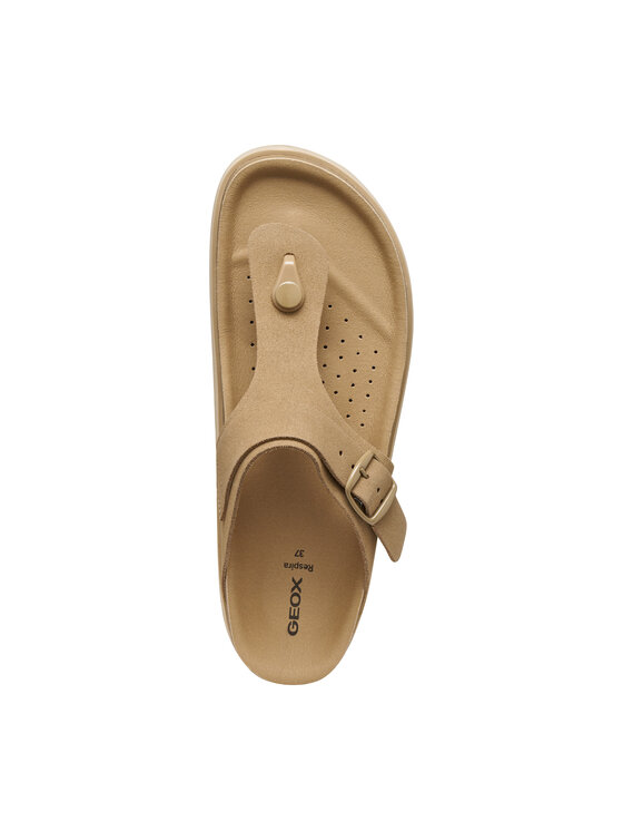 Geox Čības uz pirksta Geox D Sandybett D558RB 00022 C6738 Bēšs