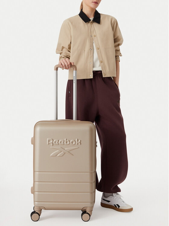 Reebok Közepes bőrönd Reebok CEOWB-RBK-WAL-011-CCC-M Bézs