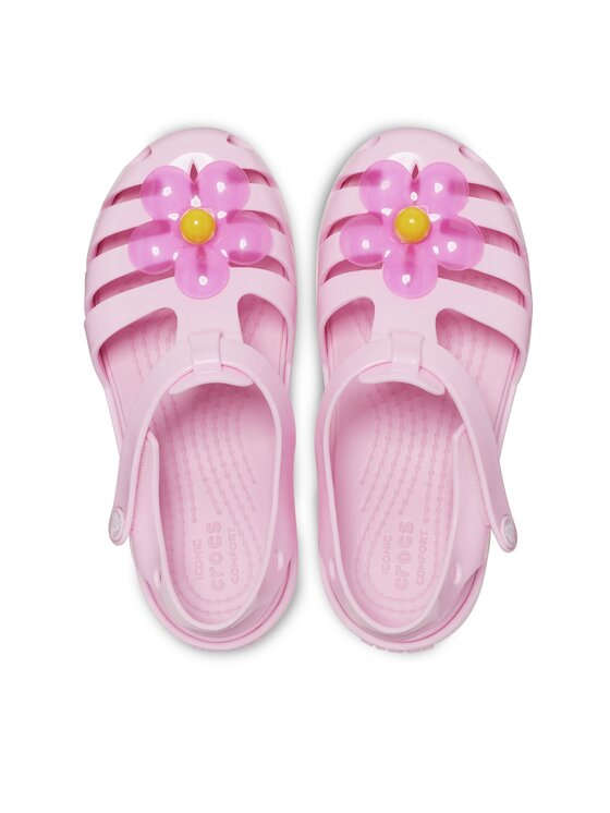 Crocs Szandál Crocs Crocs Isabella Charm Sandal T 208445 Rózsaszín