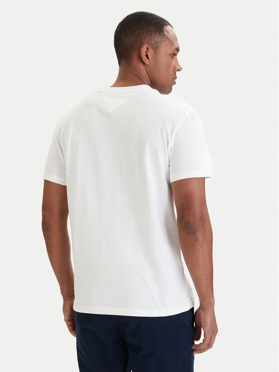 Tommy Jeans Tommy Jeans Camiseta DM0DM22548 Blanco Regular Fit
