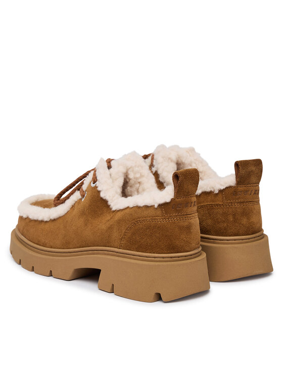 Inuikii Półbuty Inuikii Mocabee Curly 1015.003.0011.171 Brązowy
