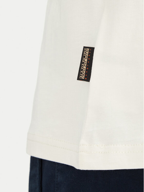 Napapijri Napapijri T-shirt S-Vignoni Back SS NP0A4ILXN1A1 Bianco Regular Fit