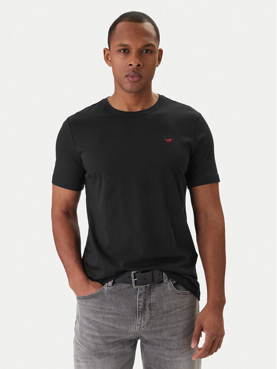 Mustang Mustang Conjunto de camisetas 1017076 Negro Regular Fit
