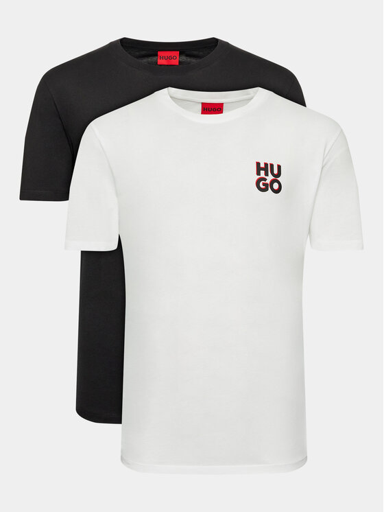 HUGO HUGO Комплект футболок 50492550 Білий Regular Fit