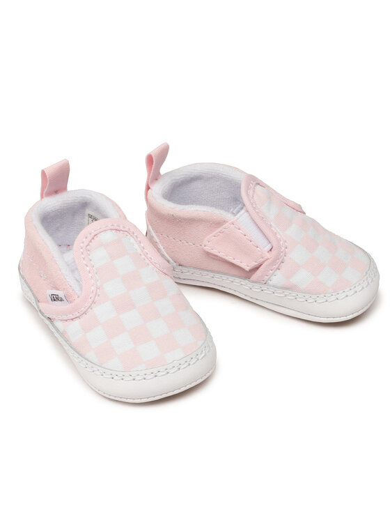 Vans Tenis superge Vans Slip-On V Crib VN0A2XSL04E1 Roza