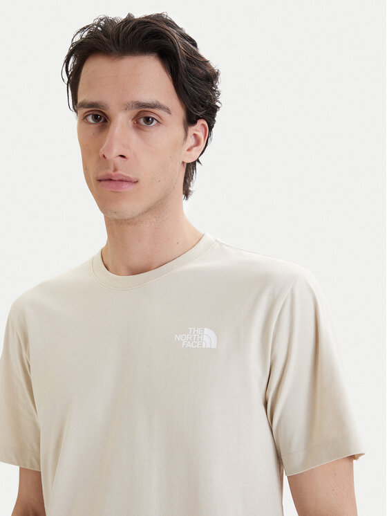 The North Face The North Face Camiseta NSE Box NF0A8GV2 Beis Regular Fit
