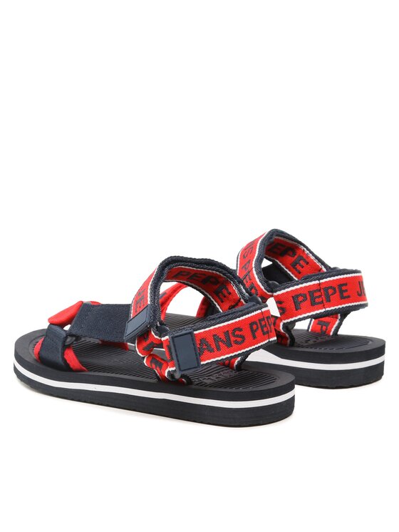 Pepe Jeans Босоніжки Pepe Jeans Pool Tape B PBS70056 Червоний