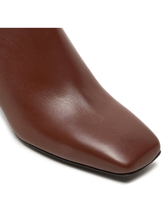 Pollini Členková obuv Pollini SA21045C1LTD0217 Hnedá