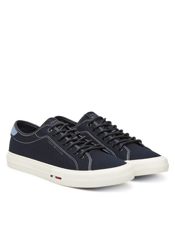 Tommy Hilfiger Гуменки Tommy Hilfiger Hi Vulc Street Canvas FM0FM05515 Тъмносин