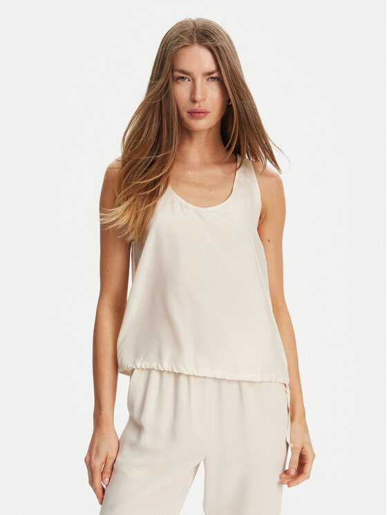 Marella Marella Top Meana 2513161045 Écru Regular Fit