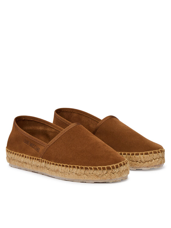 LOVE MOSCHINO Espadryle LOVE MOSCHINO JA10572G0OIG5200 Brązowy