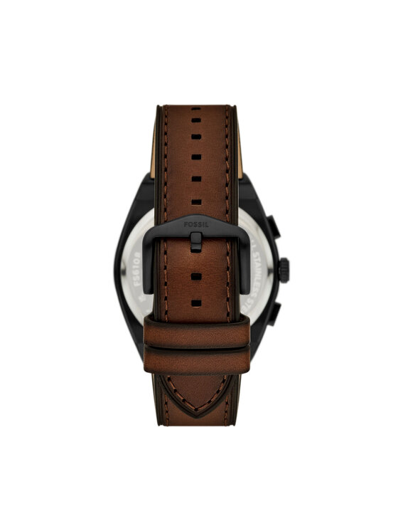 Fossil Ročna ura Fossil Everett FS6108 Rjava