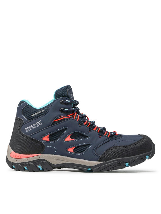 Regatta Scarpe da trekking Regatta Holcombe Iep Mid Jnr RKF573 Blu scuro