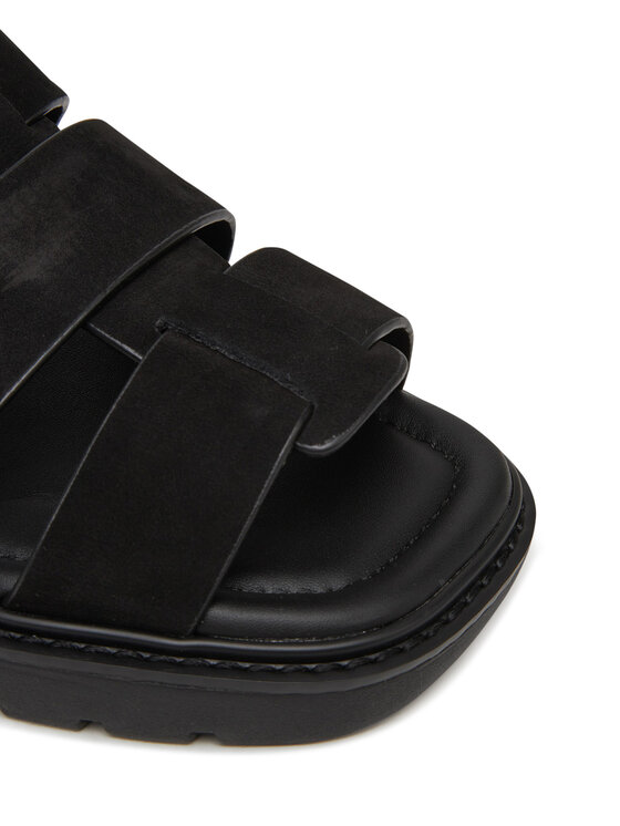 Calvin Klein Jeans Sandalias Calvin Klein Jeans Fisherman Hw Sandal Lth YW0YW01962 Negro