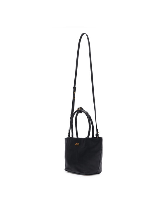 Tommy Hilfiger Torebka Tommy Hilfiger Th Marina Bucket Leather AW0AW18739 Czarny