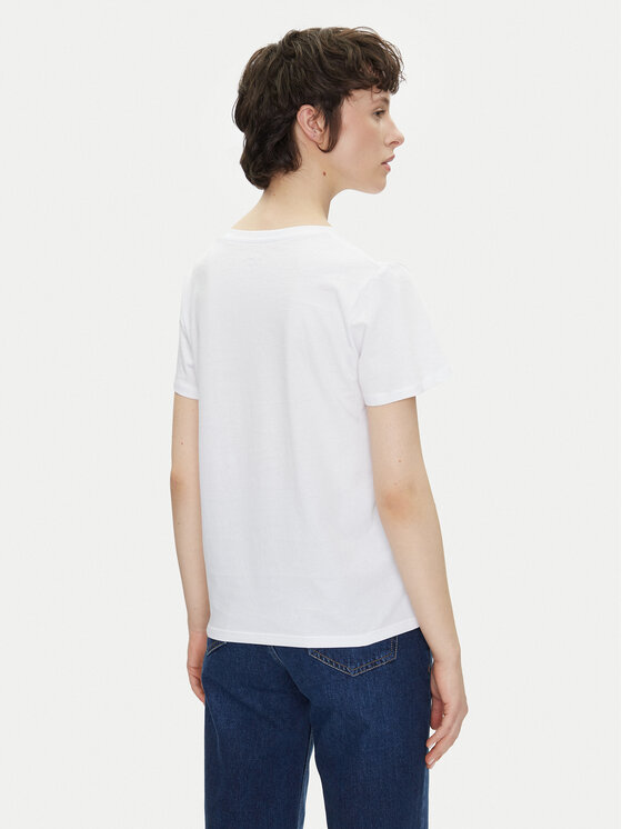 Pepe Jeans Pepe Jeans Футболка Macy PL506051 Білий Regular Fit