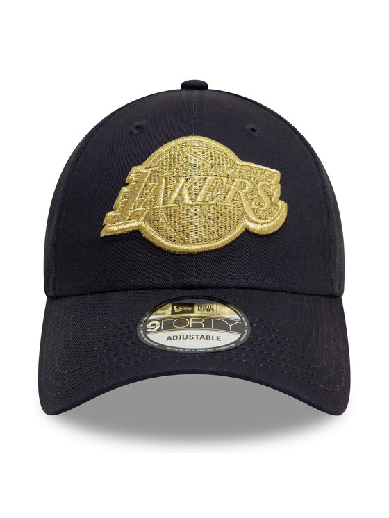 New Era Czapka z daszkiem New Era LA Lakers Metallic 9FORTY 60595197 Granatowy
