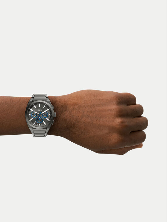 Fossil Годинник Fossil Everett  Chronograph FS6107 Сірий