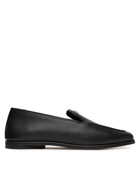 Tommy Hilfiger Lordsy Tommy Hilfiger Th Leather Loafer FW0FW09319 Černá