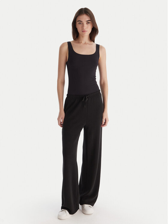 Hunkemöller Hunkemöller Top Singlet 302809 Negro Slim Fit