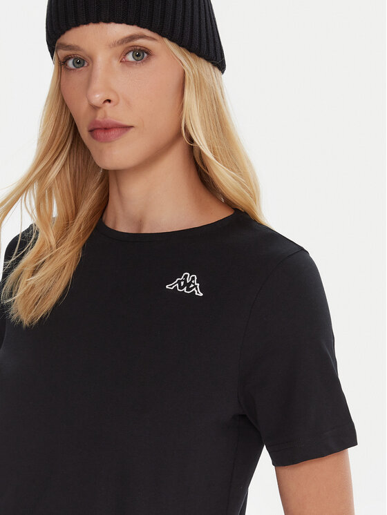 Kappa Kappa Комплект футболок Logo Alyce 322564W Чорний Regular Fit