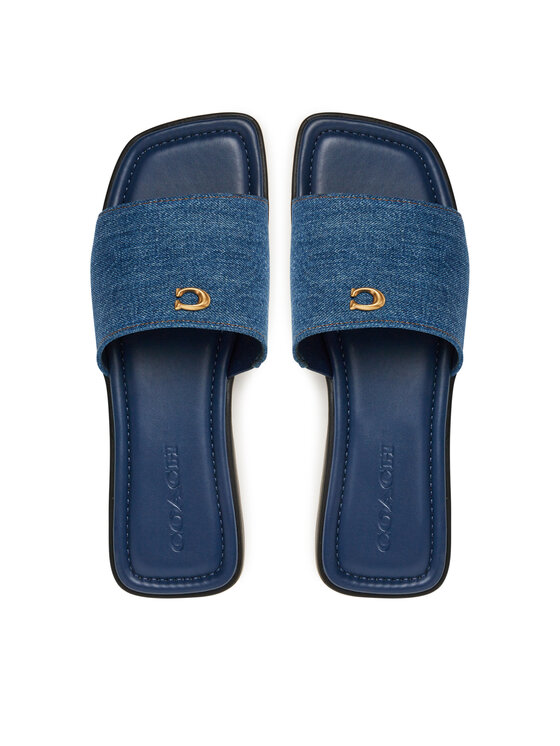 Coach Шльопанці Coach Florence CAR62 Голубий