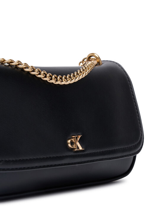Calvin Klein Rankinė Calvin Klein Ck Convertible Chain Small Bag LV04F3172G Juoda